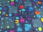 Preview: Patchworkstoff Windham Fabrics Presents dunkelblau mit leuchtenden Karos und Kreisen Marble Run
